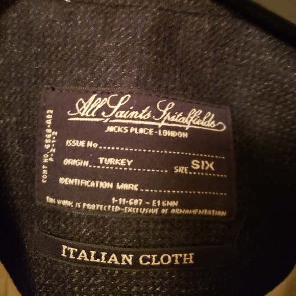 All Saints Tailored Louvre Jacket - Picture 5 of 12